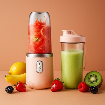 Portable Bottle Blender 400ml USB-Pink